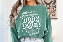 Just One More Chapter PNG Book Lover Reading Product Image 9