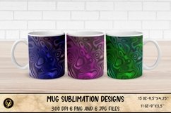 Mug Sublimation Wrap Bundle 9.Abstract Mugs. Product Image 5