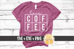 Love Coffee - Caffeine SVG PNG DXF Cut Files Product Image 1