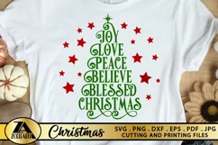 Christmas SVG PNG EPS DXF Christmas Quote SVG Christmas Tree Product Image 1