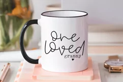 One Loved Granny SVG - Granny svg, Mothers Day svg Product Image 3