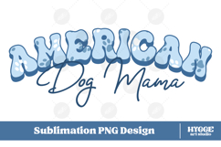 American Dog Mama Papa 4th of July USA Paw DTF PNG Bundle Product Image 2