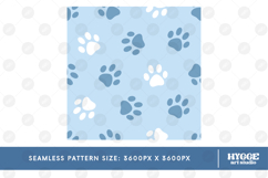 American 4th of July Cat Dog Paw Seamless Pattern PNG Bundle Product Image 5
