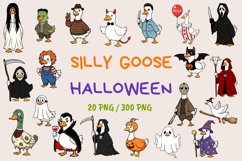 Silly Goose Halloween Clipart Set Product Image 1