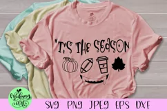 Tis the season svg, football svg, fall svg Product Image 1