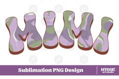 mimi Png Retro Retro Mother&#039;s Day Mom Sublimation Product Image 1