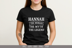 Hannah Personalized SVG Design for T-Shirts, Mugs, and Gifts Product Image 2