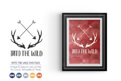 Into the Wild - Antlers SVG Cut Files Product Image 1