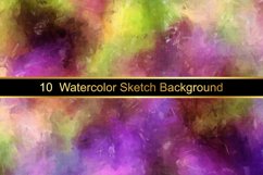 Watercolor Sketch Background Product Image 5