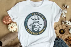 Father's Day SVG PNG DXF EPS Husband Father King Hero SVG Product Image 3