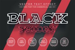Black Friday - Editable Text Effect, Font Style Product Image 1
