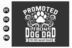 Dog typographic t shirt design vector Product Image 1