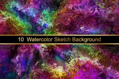 Watercolor Sketch Background Product Image 9