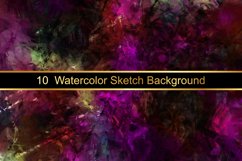 Watercolor Sketch Background Product Image 8