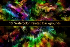 Watercolor Painted Backgrounds Product Image 9