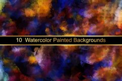 Watercolor Painted Backgrounds Product Image 7