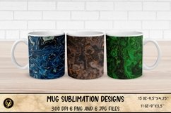 Mug Sublimation Wrap Bundle 6.Abstract Mugs. Product Image 8