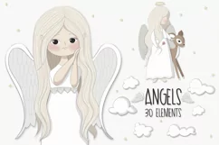 Little angels clipart - Free Design of The Week Product Image 1