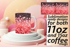 Blossom Leopard Glitter Mug Sublimation Product Image 1