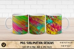 Mug Sublimation Wrap Bundle 4.Abstract Mugs. Product Image 4