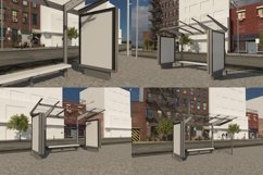 Bus Stop Bus Shelter Mockup Vol- 21 Product Image 2
