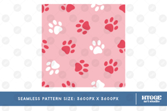 American 4th of July Cat Dog Paw Seamless Pattern PNG Bundle Product Image 9