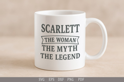 Scarlett Legend T-Shirt PNG SVG DXF EPS PDF File Pack Product Image 4