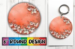 Sparkling Blossom Paradise PNG Sublimation : Keychain, Coast Product Image 1