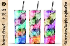 20 Oz Skinny Tumbler Sublimation Design. Product Image 1