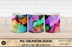 Mug Sublimation Wrap Bundle 4.Abstract Mugs. Product Image 8
