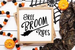 Free Broom Rides SVG Cut File - Halloween SVG PNG EPS DXF Product Image 2