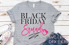 Black Friday Squad SVG PNG DFX - Shopping - Crafting File Product Image 2
