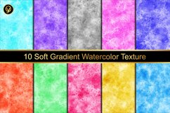 10 Soft Watercolor Textures Product Image 1