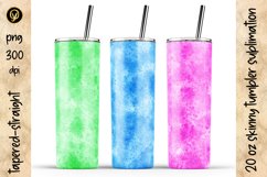 20 Oz Skinny Tumbler Sublimation Design. Product Image 1