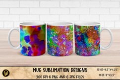 Mug Sublimation Wrap Bundle 3.Abstract Mugs. Product Image 11
