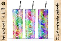 20 Oz Skinny Tumbler Sublimation Design Product Image 1