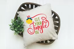 Christmas SVG Cut File - Get Your Jingle On SVG File Product Image 2