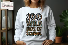100 Wild Days of School | Sublimation | Png Product Image 2