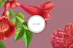 Beige Floral Backgrounds - Seamless Patterns Product Image 3