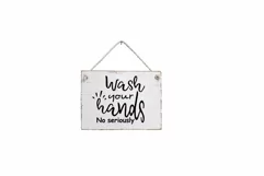 Wash Your Hands Svg, Bathroom Sign Svg, Toilet Svg Product Image 2
