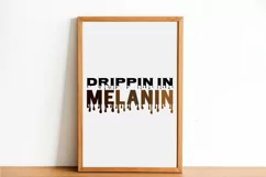 BLACK LIVES MATTER SVG PNG EPS DXF MELANIN SVG Cut Files Product Image 3