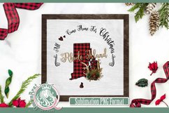 Rhode Island Plaid Christmas State Sublimation Product Image 4