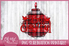 Be Joyful Christmas Sublimation Printable PNG Tshirt Design Product Image 1