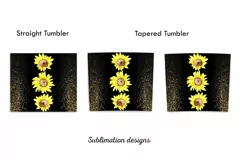 Sunflowers tumbler,20 oz skinny tumbler sublimation png Product Image 3
