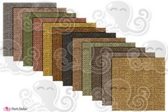 Natural Burlap Digital Paper Product Image 2