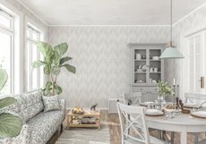 Wall mockup - Wallpaper mockup - Scandinavian room scene Product Image 7