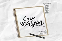 Cozy Season Svg, Winter Svg, Home Sign Svg, Autumn Svg Product Image 1