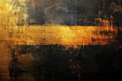 Black and Yellow Gunge Abstract Texture Background Wallpaper Product Image 1