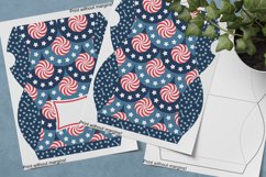 Printable Small Pillow Box for Patriotic Holidays Gifts Product Image 3
