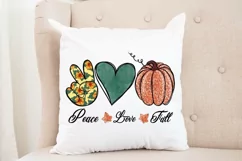 Peace Love Fall, Happy Fall Yall PNG, Fall Is In The Air Product Image 3
